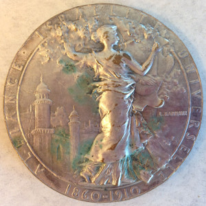 Narcisse Leven medal reverse