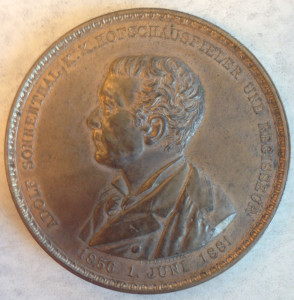 Adolf von Sonnenthal medal front